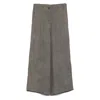 Colour 5 Power Cropped Trousers In Grey