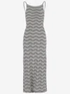 Colour Market® Colour Market Viscose Blend Dress With Wavy Pattern