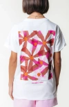 Colourful Rebel Flower Square Boxy Tee