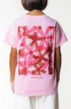 Colourful Rebel Flower Square Boxy Tee