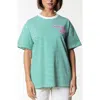 Colourful Rebel Puff Logo Stripe Loosefit Tee