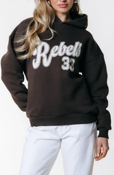 Colourful Rebel Rebel 33 Clean Hoodie In Black