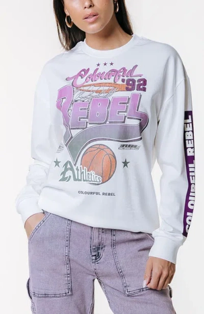 Colourful Rebel Rebel Baseball Longsleeve Tee In Multi