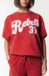 Colourful Rebel Rebels 33 Acid Wash Drppd Shldr Sweat Ss