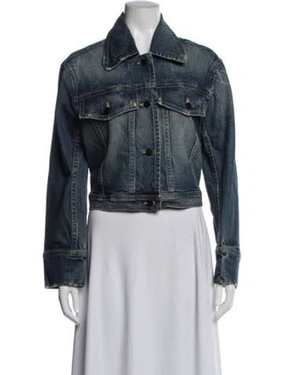 Pre-owned Colovos Denim Jacket In Blue