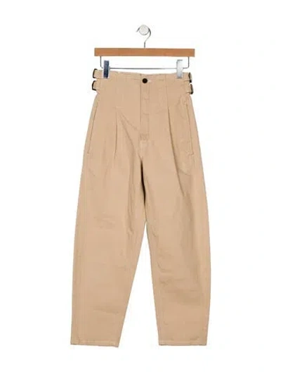 Pre-owned Colovos High-rise Straight Leg Jeans In Neutral