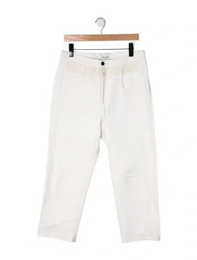 Pre-owned Colovos High-rise Straight Leg Jeans In Neutral