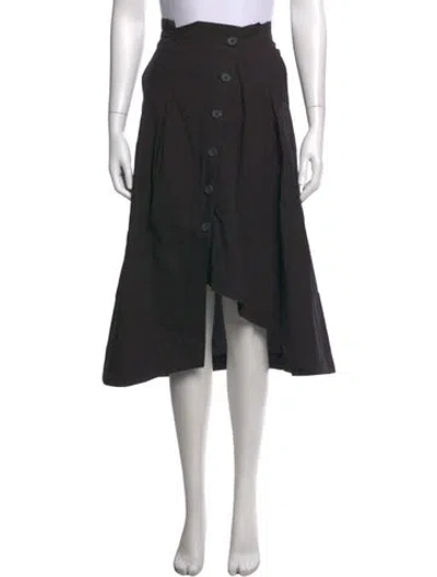 Pre-owned Colovos Midi Length Skirt In Black