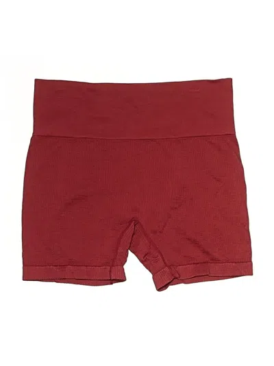 Pre-owned Colsie Athletic Shorts In Burgundy