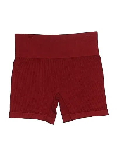 Pre-owned Colsie Athletic Shorts In Burgundy
