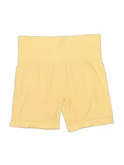 Pre-owned Colsie Athletic Shorts In Yellow