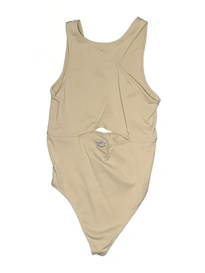 Pre-owned Colsie Bodysuit In Tan