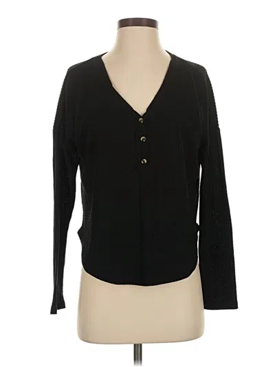 Pre-owned Colsie Cardigan Sweater In Black