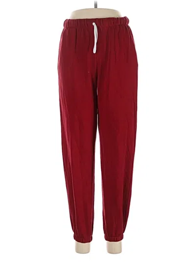 Pre-owned Colsie Casual Pants In Burgundy