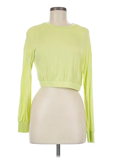 Pre-owned Colsie Long Sleeve T-shirt In Green