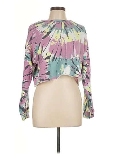 Pre-owned Colsie Long Sleeve T-shirt In Purple