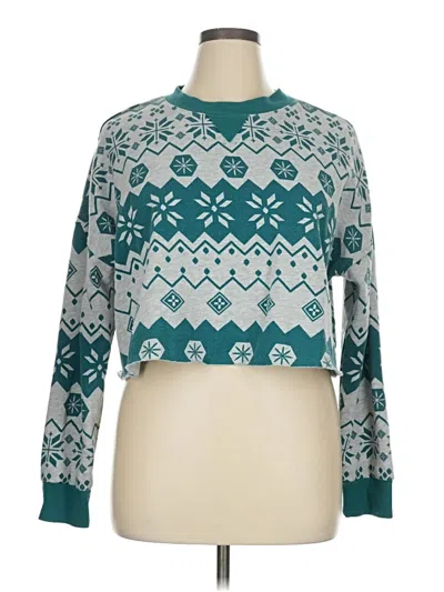 Pre-owned Colsie Pullover Sweater In Blue