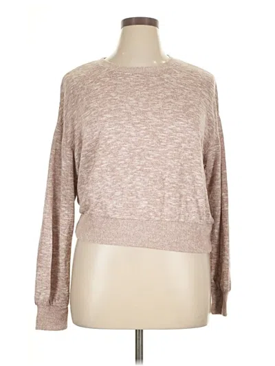 Pre-owned Colsie Pullover Sweater In Brown