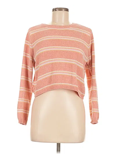 Pre-owned Colsie Pullover Sweater In Orange