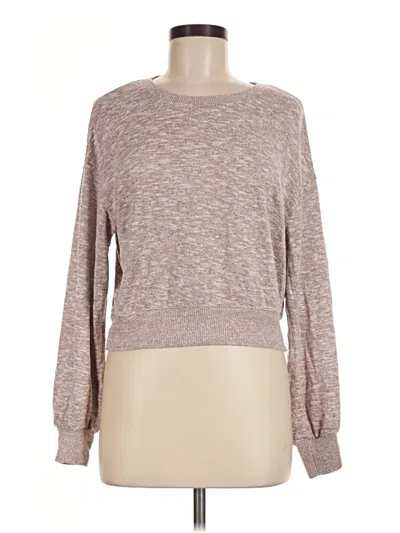 Pre-owned Colsie Pullover Sweater In Tan