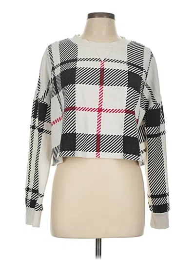 Pre-owned Colsie Pullover Sweater In White