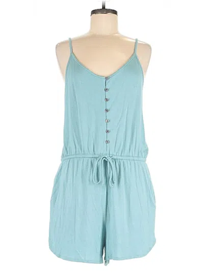 Pre-owned Colsie Romper In Blue
