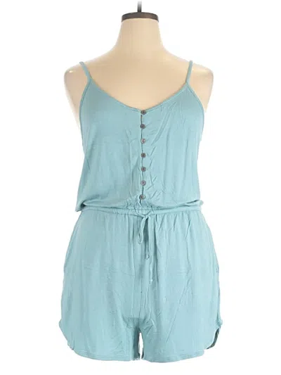 Pre-owned Colsie Romper In Blue