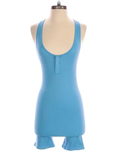 Pre-owned Colsie Romper In Blue
