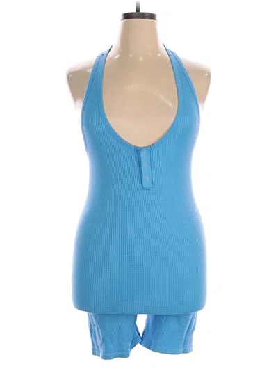 Pre-owned Colsie Romper In Blue