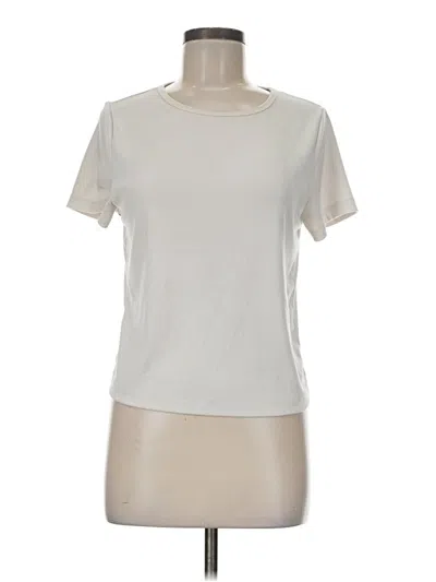 Pre-owned Colsie Short Sleeve T-shirt In White