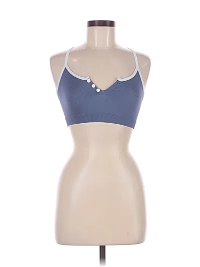 Pre-owned Colsie Sleeveless Top Blue Sweetheart Neckline Tops