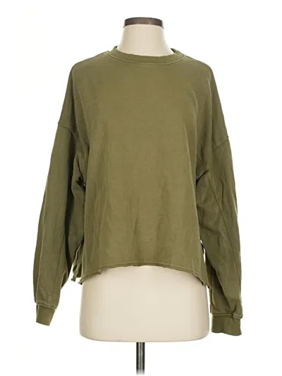 Pre-owned Colsie Sweatshirt In Green