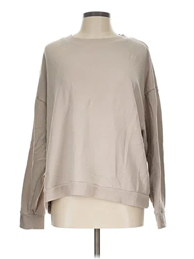 Pre-owned Colsie Sweatshirt In Tan