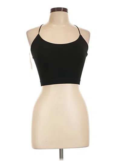 Pre-owned Colsie Tank Top Black Halter Neckline Tops