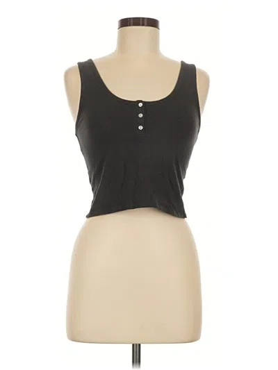 Pre-owned Colsie Tank Top Black Strapless Neckline Tops