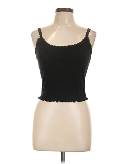 Pre-owned Colsie Tank Top Black Sweetheart Neckline Tops