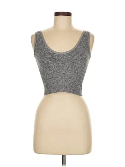Pre-owned Colsie Tank Top Gray Strapless Neckline Tops