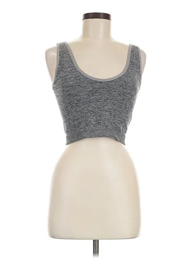 Pre-owned Colsie Tank Top Gray Strapless Neckline Tops