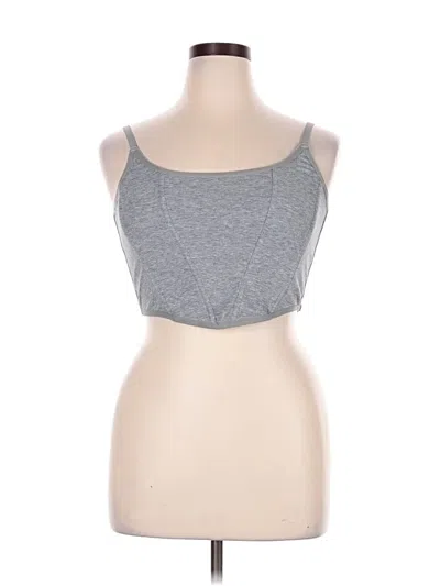 Pre-owned Colsie Tank Top Gray Strapless Neckline Tops