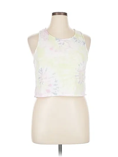 Pre-owned Colsie Tank Top Green Halter Neckline Tops