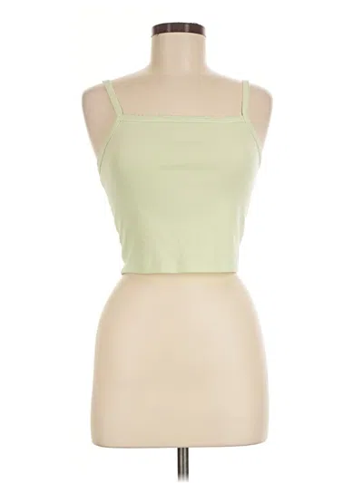 Pre-owned Colsie Tank Top Green Strapless Neckline Tops