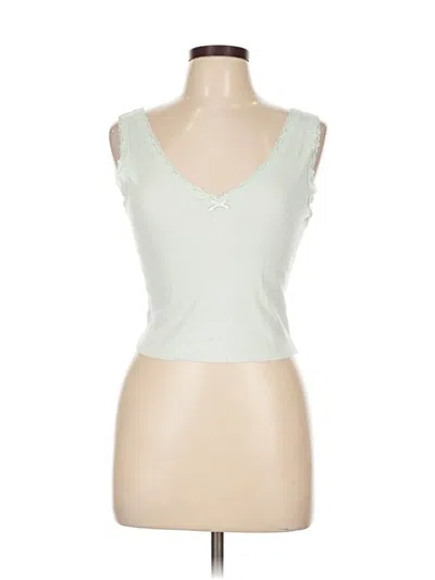 Pre-owned Colsie Tank Top Green Sweetheart Neckline Tops
