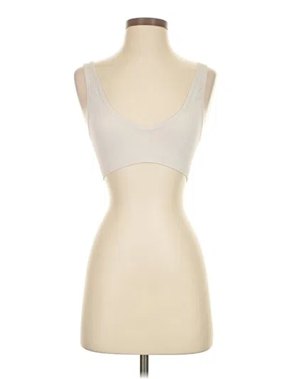Pre-owned Colsie Tank Top Ivory Strapless Neckline Tops