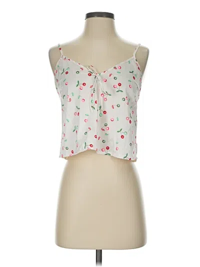 Pre-owned Colsie Tank Top Ivory Strapless Neckline Tops