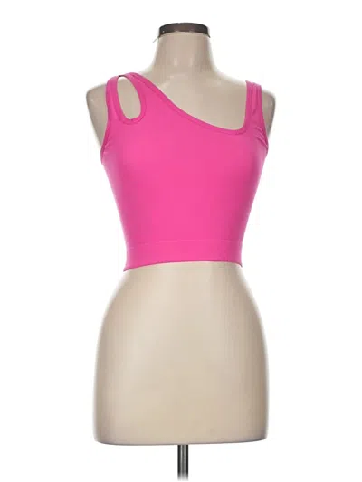 Pre-owned Colsie Tank Top Pink Strapless Neckline Tops