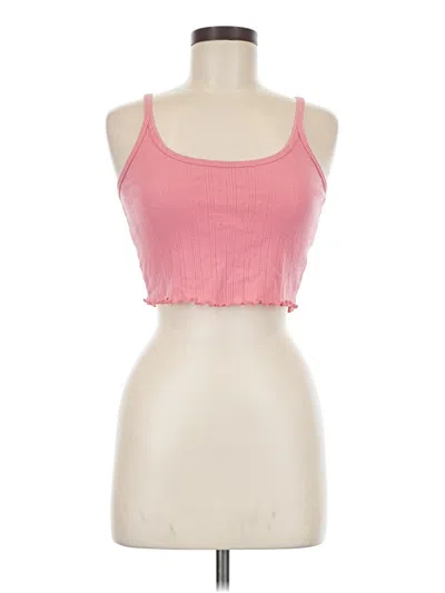 Pre-owned Colsie Tank Top Pink Strapless Neckline Tops
