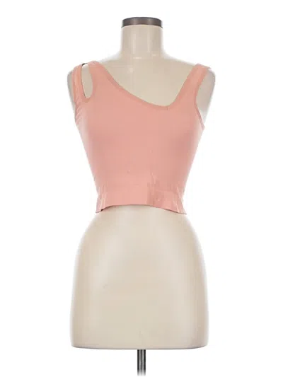 Pre-owned Colsie Tank Top Pink Strapless Neckline Tops