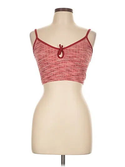 Pre-owned Colsie Tank Top Red Strapless Neckline Tops