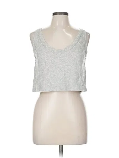 Pre-owned Colsie Tank Top Silver Strapless Neckline Tops