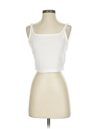 Pre-owned Colsie Tank Top White Strapless Neckline Tops
